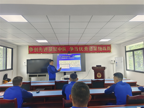 昌都市森林消防支队江达中队 严密组织识图用图训练